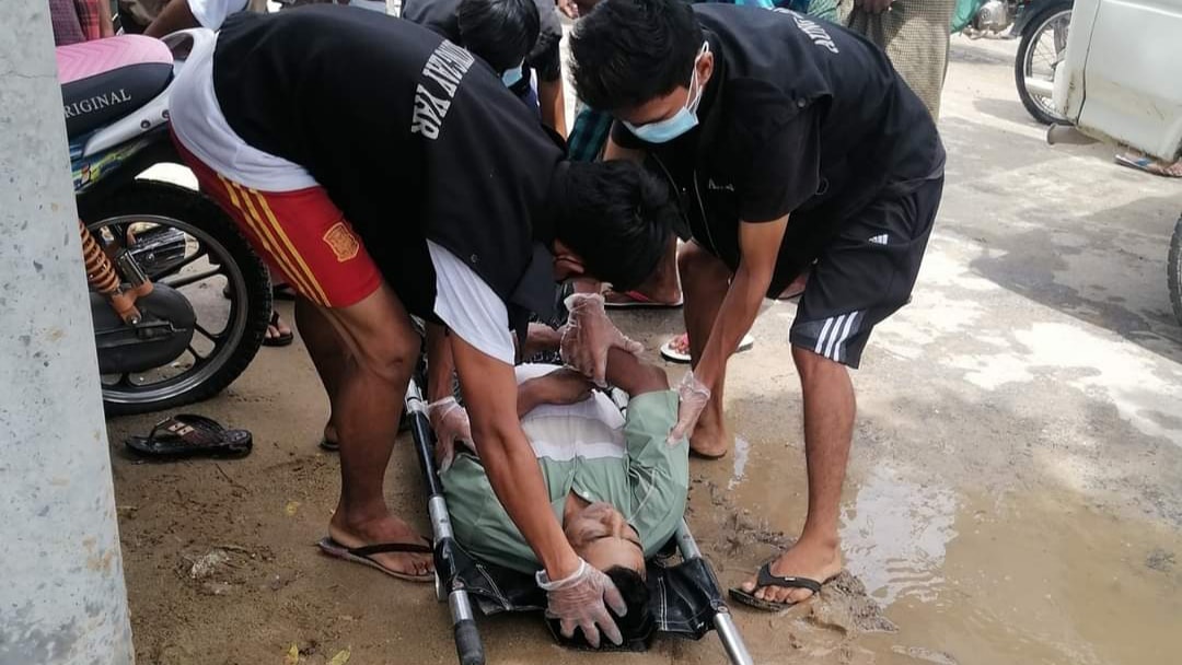 ရွှေဘိုမြို့တွင် သေနတ်ပစ်ခတ်မှုဖြစ်ပွား