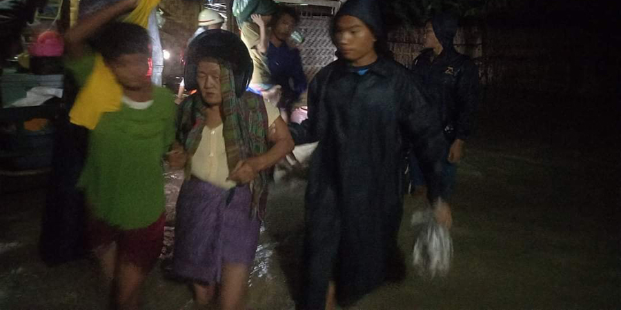 ဝမ်းတွင်းမြို့နယ် ကျေးရွာတချို့ ရေဘေးကြုံနေရ