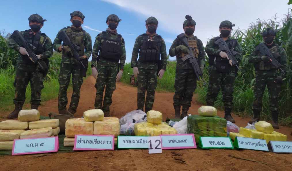 ထိုင်း-မြန်မာနယ်စပ်တွင် မူးယစ်ဆေးသယ်အဖွဲ့နှင့် ထိုင်းစစ်တပ် ပစ်ခတ်မှုဖြစ်
