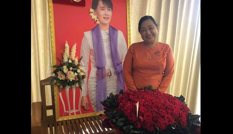 ပုလဲမြို့နယ် ပြည်သူ့လွှတ်တော်ကိုယ်စားလှယ် ဒေါ်ခင်စန်းလှိုင် ဖမ်းဆီးခံရ