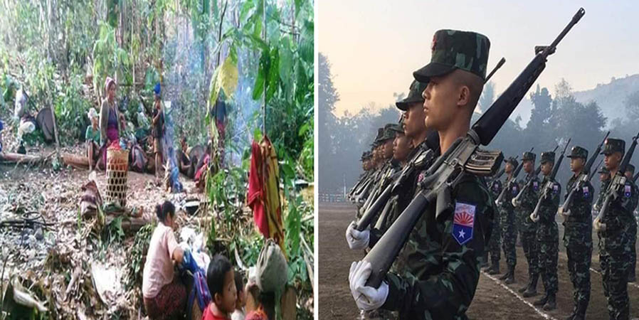 ကြာအင်းဆိပ်ကြီးမြို့နယ်၌ တိုက်ပွဲဖြစ်ပြီး စစ်ကောင်စီတပ်သား ၃ ဦးဒဏ်ရာရ