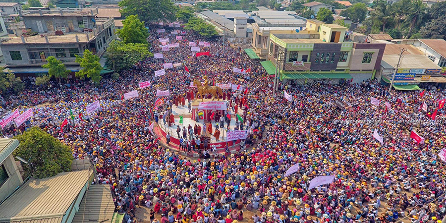 တန့်ဆည်မြို့ခံ အရပ်သား ၂၀ ကျော် ဖမ်းဆီးခံရ