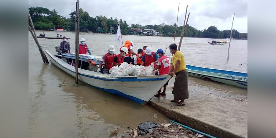 ဝါးခယ်မတွင် လေပြင်းတိုက်ပြီး စက်လှေမှောက် သေဆုံးခဲ့သူ ၂ ဦး အလောင်းပြန်တွေ့