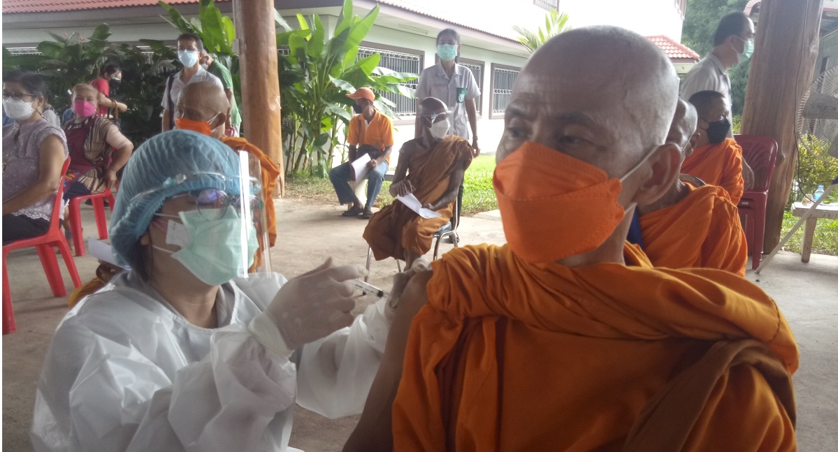 ထိုင်းရောက် မြန်မာသံဃာတော်များကို ကိုဗစ်-၁၉ ကာကွယ်ဆေး ဦးစားပေးထိုးပေး