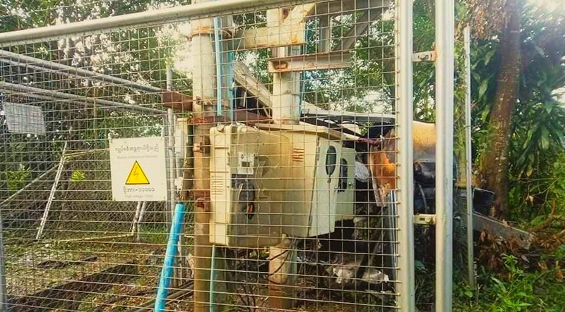 ပြင်ဦးလွင်တွင် တယ်လီနော နှင့် အော်ရီဒူးဖုန်းတာဝါတိုင် ဖောက်ခွဲဖျက်ဆီးခံရ