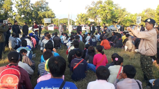 ခ်င္းမိုင္ ေရႊ႕ေျပာင္းအလုပ္သမားစုရပ္ကို ထိုင္းရဲ ၀င္ေရာက္ရွင္းလင္း