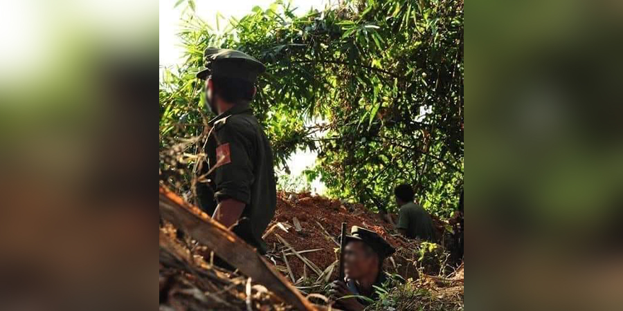 ဟုမ္မလင်းမြို့နယ်၌ စစ်ကောင်စီတပ်နှင့် ကေအိုင်အေတို့ တိုက်ပွဲဖြစ်