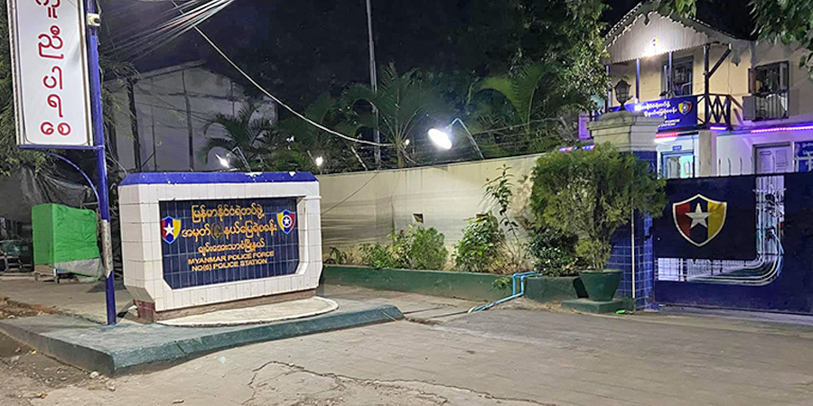 မန္တလေး အမှတ် ၆ ရဲစခန်း လက်လုပ်ဗုံးဖြင့် အပစ်ခံရ