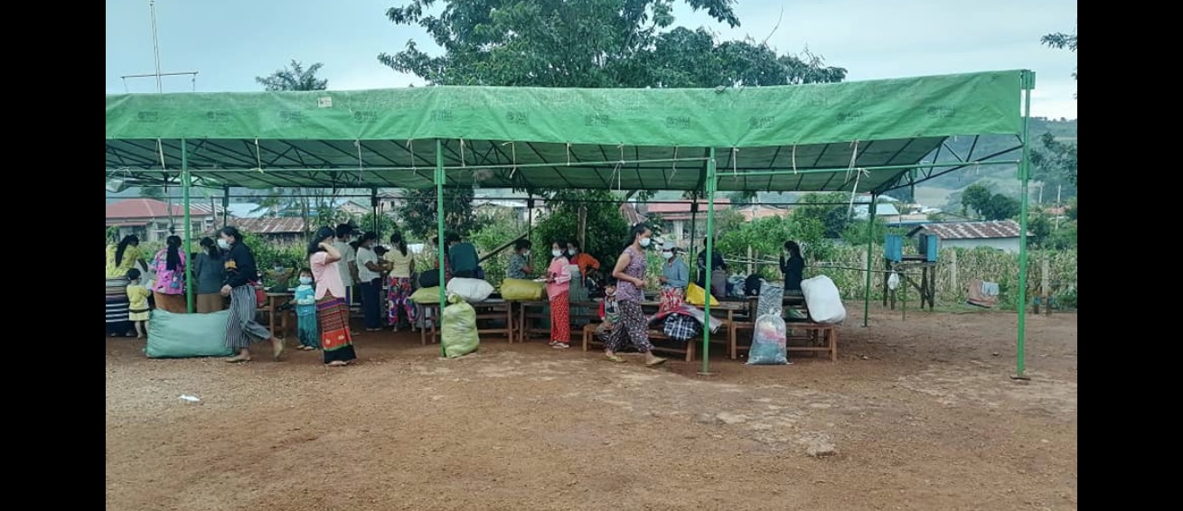 ကျောက်မဲမြို့နယ် စစ်ရှောင်စခန်းတွင်  ကိုဗစ်-၁၉ ကူးစက်ခံရသူ  ၃၄ ဦးထပ်တွေ့