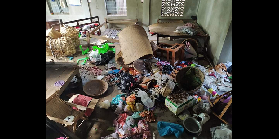 ရေစကြို၊ မအူရွာကို စစ်တပ် ဝင်စီးသဖြင့် ရွာလုံးကျွတ် တိမ်းရှောင်