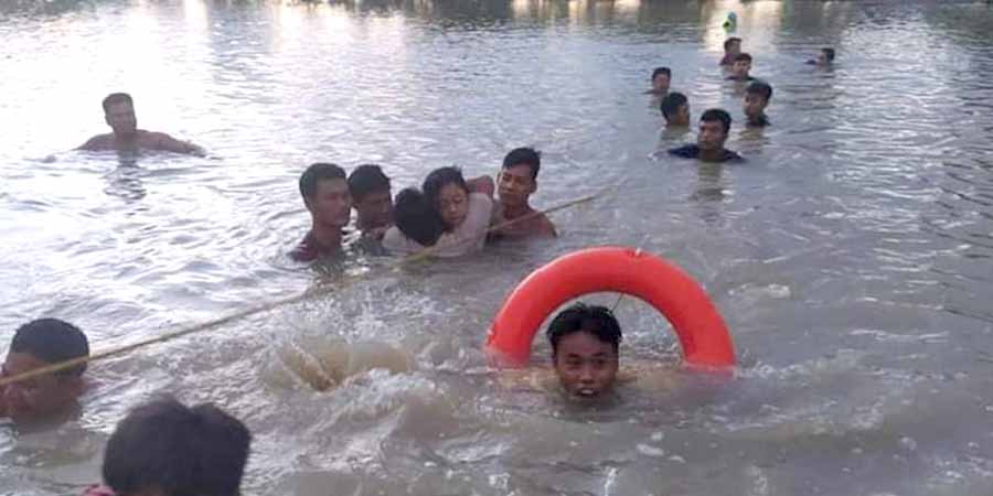 မတ္တရာမြို့နယ် ကောက်စည်ပင်ရွာ လမ်းရေကျော်သည့်နေရာတွင် ကလေး ၃ ဦး ရေနစ်သေဆုံး