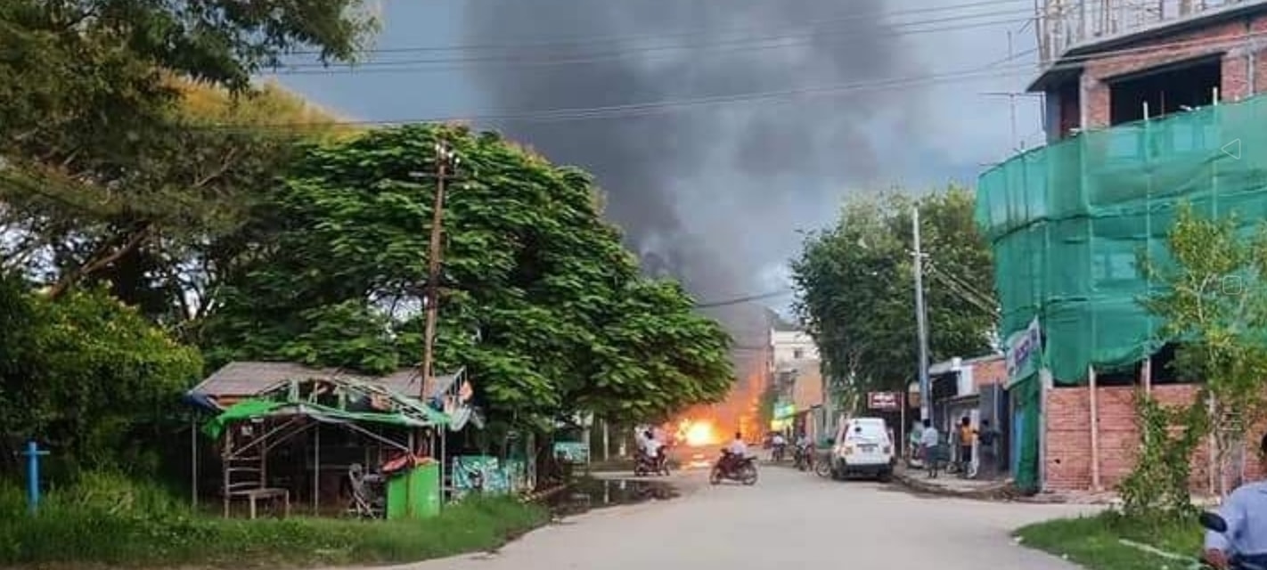 ကျောက်ဆည်တွင် ဗုံးပေါက်ကွဲ၊ ၁ ဦးသေဆုံးပြီး ၂ ဦး ပြင်းထန်ဒဏ်ရာရ