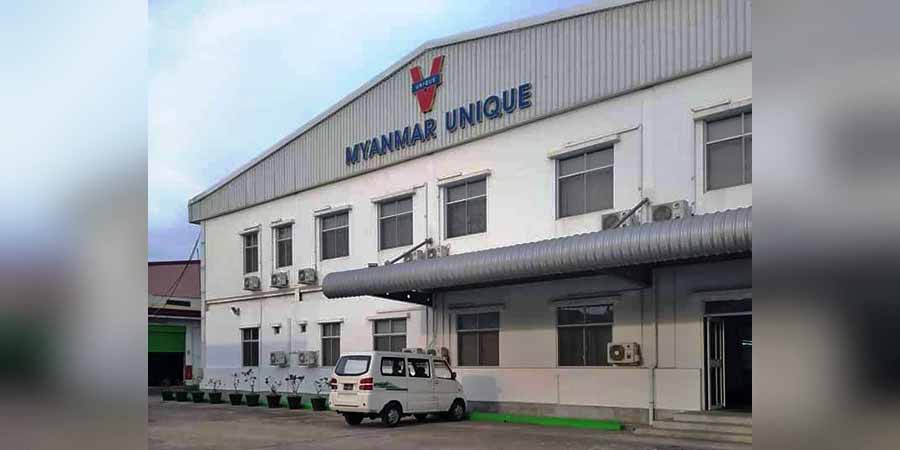 အလုပ်သမား ၁၀၀၀ ကျော်လုပ်ကိုင်​နေသည့် Myanmar Unique အထည်ချုပ်စက်ရုံပိတ်