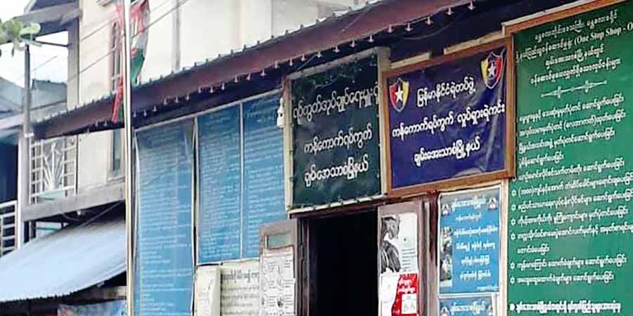 မန္တလေးမြို့က ရာအိမ်မှူး ၁ ဦး၏ နေအိမ် လက်လုပ်ဗုံး ပစ်ခံရ