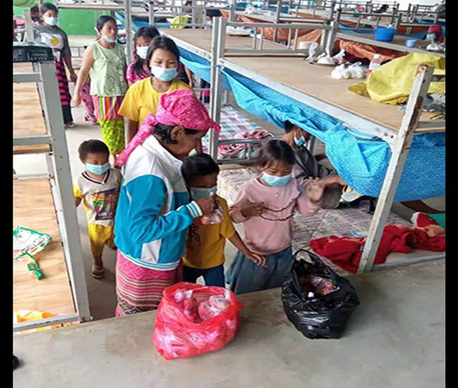 မုံးကိုး စစ်ရှောင်စခန်းတွင် ကိုဗစ်-၁၉ ကူးစက်ခံရသူ ၉၀ ကျော်ရှိလာ