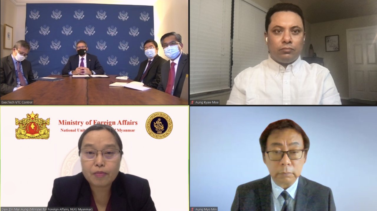 NUG အစိုးရ၏ဦးဆောင်မှုကို အသိအမှတ်ပြုကြောင်း အမေရိကန်နိုင်ငံခြားရေး အတိုင်ပင်ခံပုဂ္ဂိုလ်ပြော