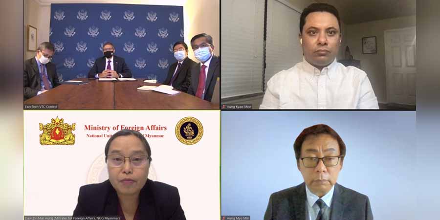 မြန်မာ့အရေး ထိရောက်သည့် အရေးယူဆောင်ရွက်မှုလုပ်ဆောင်ရန် အမေရိကန်ကို NUG တိုက်တွန်း