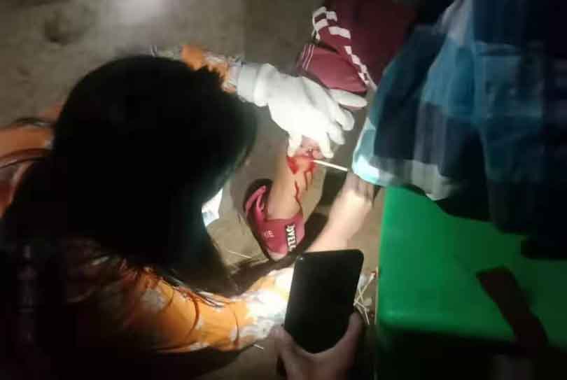 မုံးကိုးတွင် အရပ်သားပြည်သူနှစ်ဦး လက်နက်ကြီးကျည်ထိမှန် ဒဏ်ရာရ