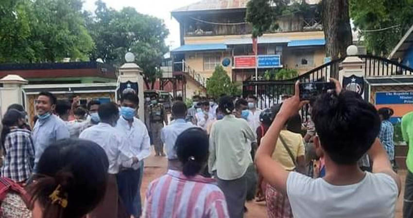 မိတ္ထီလာအကျဉ်းထောင်မှ အချုပ်ကျနေသူ ၇၀ ပြန်လွတ်