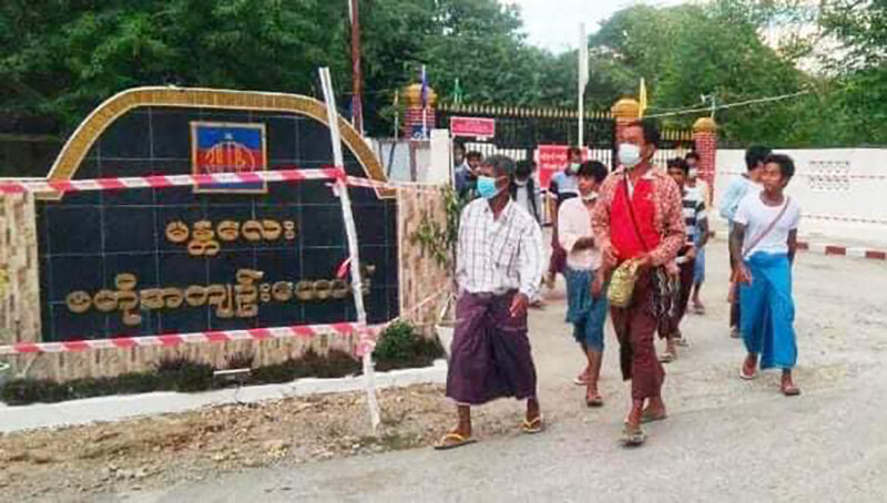 အိုးဘိုထောင်မှ အချုပ်သား ၁၄၈ ဦး ထပ်မံလွှတ်ပေး