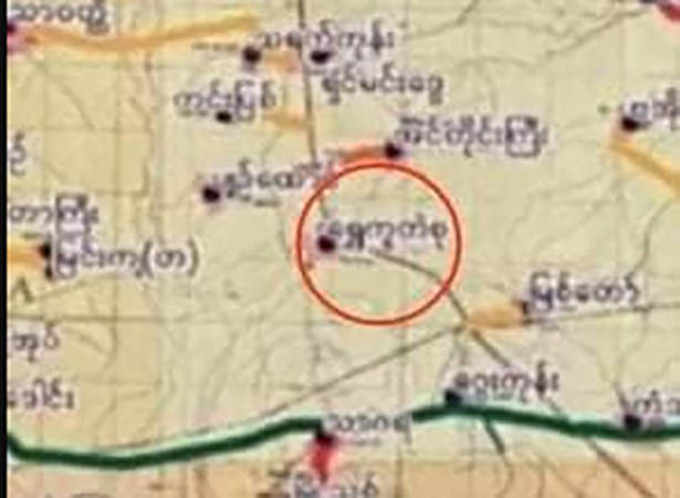 ခင်ဦးမြို့နယ်တွင် စစ်တပ်က အရပ်သား ၄ ဦးကို ဝမ်းလျားမှောက်ခိုင်းပြီး ပစ်သတ်