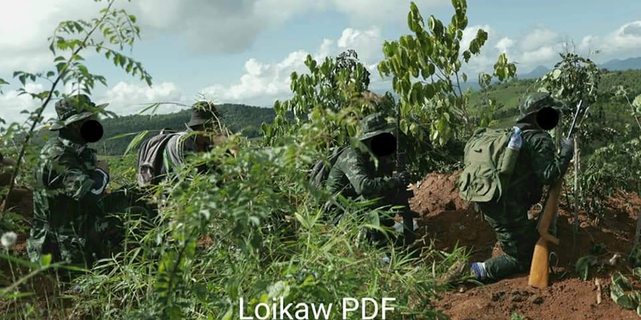 ဒီးမော့ဆိုမြို့နယ်တွင် တိုက်ပွဲဖြစ်ပြီး စစ်ကောင်စီဘက်က ၄ ဦး သေဆုံး