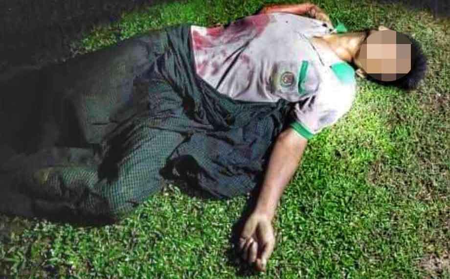 မိုးမောက်မြို့တွင် ကြံ့ခိုင်ရေးပါတီအင်္ကျီ ဝတ်ဆင်ထားသူ ၁ ဦး ပစ်သတ်ခံရ