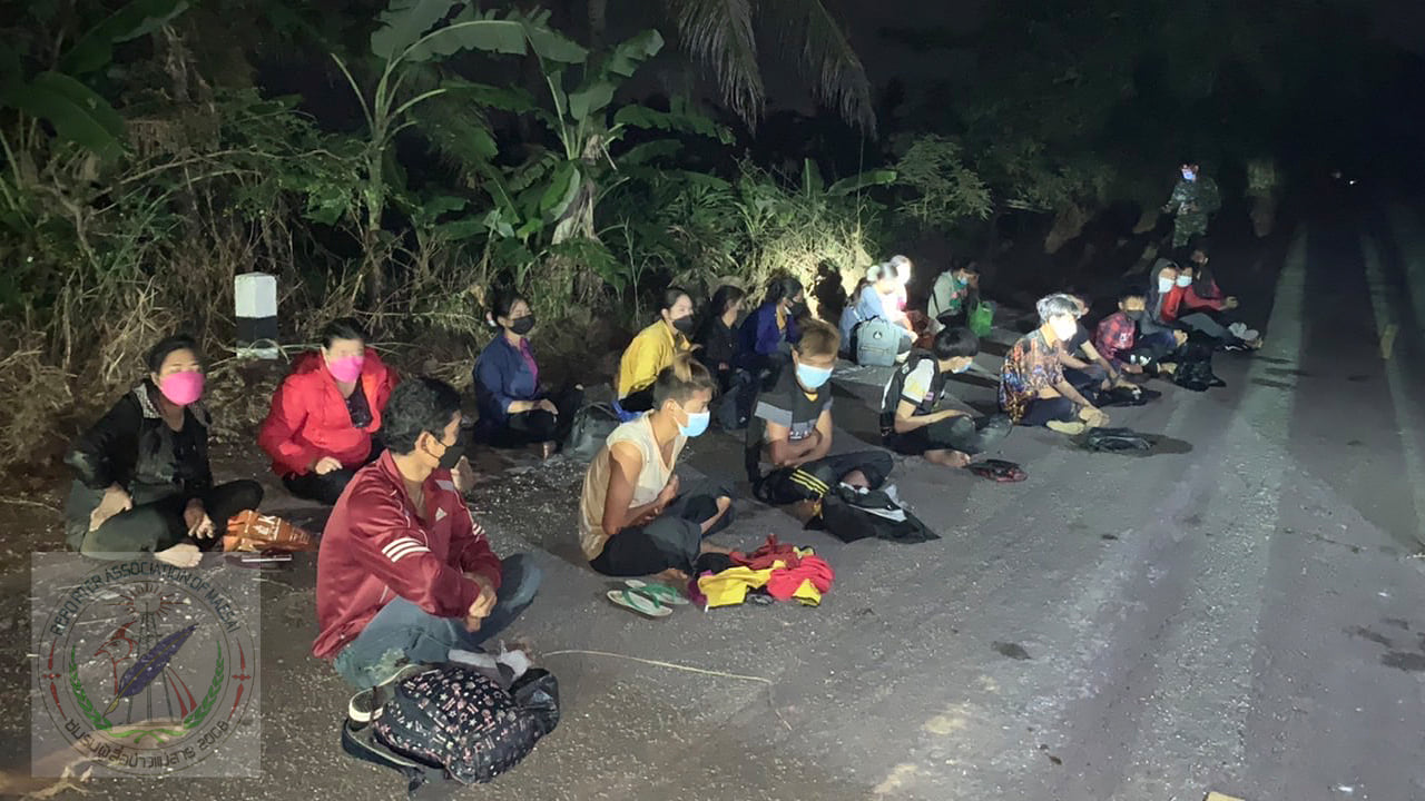 မယ်ဆိုင်တွင် တရားမဝင် ဝင်ရောက်လာသည့် မြန်မာ ၁၉ ဦး ဖမ်းဆီးခံရ