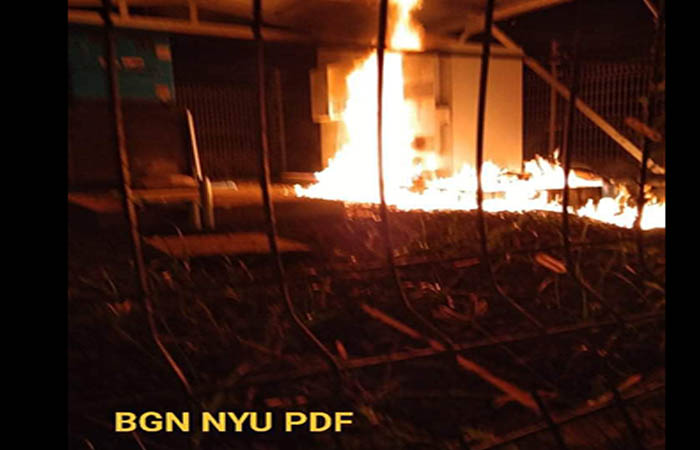ပုဂံညောင်ဦးမြို့နယ်တွင် Mytel တာဝါတိုင် ဖျက်ဆီးခံရ