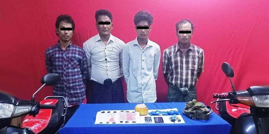 ပုသိမ်-ငွေဆောင်ကားလမ်းတွင် စိတ်ကြွရူးသွပ်ဆေးပြား ၂၀၀၀ ခန့် ဖမ်းမိ