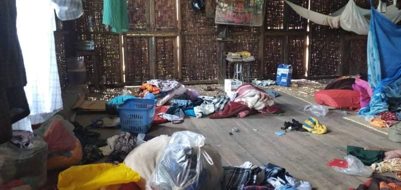 ခင်ဦးမြို့နယ်၌ စစ်တပ်က နေအိမ်များကိုဝင်မွှေ၊  ဒီပဲယင်းမြို့နယ်၌ ငါးမျှားနေသူ ၁ ဦးကို ပစ်သတ်