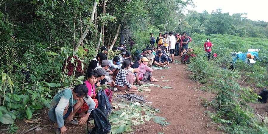တရက်တည်း ထိုင်းဘက်ခိုးဝင် မြန်မာ အယောက် ၁၀၀ ကျော် ဖမ်းဆီးခံရ