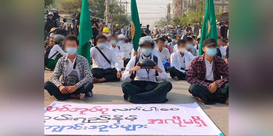 မန္တလေး အခြေခံပညာ ပညာရေးဝန်ထမ်းများအထွေထွေသပိတ်ခေါင်းဆောင်များ အပါအဝင် ၆ ဦး ဖမ်းခံရ