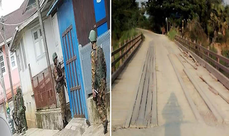 မိုးကုတ်နှင့် ရေစကြိုမြို့တို့တွင် စစ်ကောင်စီယာဉ်တန်းများ မိုင်းဆွဲတိုက်ခိုက်ခံရ