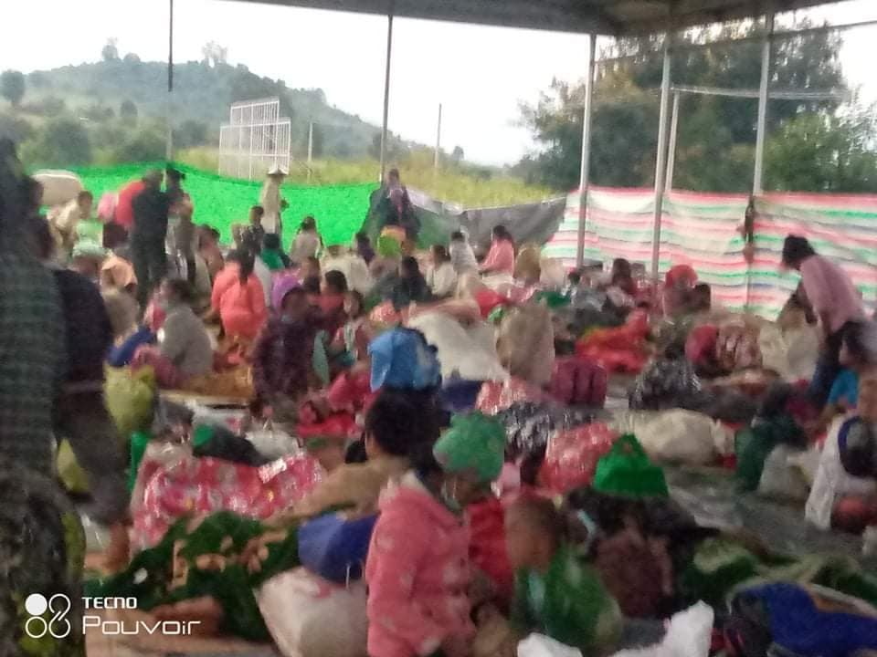 ကျောက်မဲမြို့သို့ စစ်ရှောင်ပြည်သူ ၂၀၀၀ ကျော် ထပ်မံ ရောက်ရှိလာ