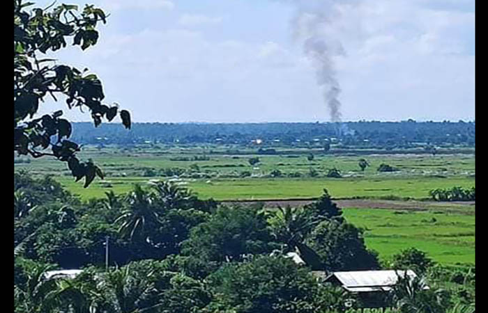 တိုက်ပွဲကြောင့် ကျွန်းလှမြို့နယ် ကျေးရွာ ၈ ရွာက ပြည်သူထောင်ချီ ထွက်ပြေးနေရ