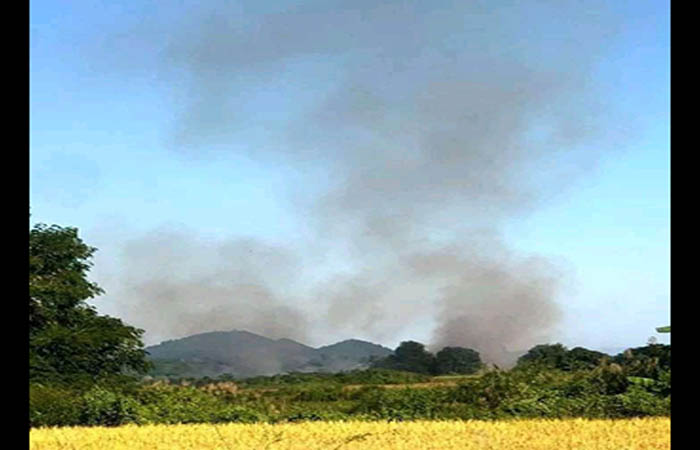 ကောလင်း တိုက်ပွဲအတွင်း စစ်ကောင်စီက ရဟတ်ယာဉ် ၂ စီးဖြင့် ပစ်ခတ်