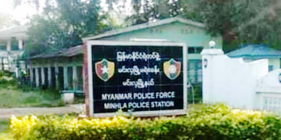 မင်းလှမြို့က Mytel တာဝါတိုင်ဖောက်ခွဲခံရမှု လာစစ်သည့်ရဲကား ထပ်မံ ဗုံးခွဲခံရ
