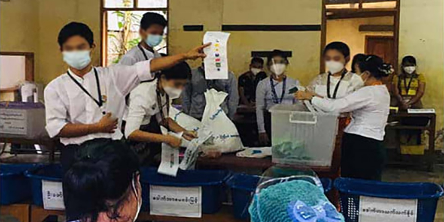ဒီမိုကရေစီလမ်းကြောင်းပြန်သွားရန် မြန်မာရွေးကောက်ပွဲ ၁ နှစ်ပြည့် အမေရိကန် တောင်းဆို