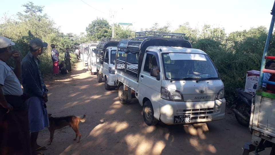 မုံရွာ-ယာကြီး-က​လေးဝ လမ်းရှိ ​​​ရေ​ကျော်တံတား မိုင်းခွဲဖျက်ဆီးခံရ