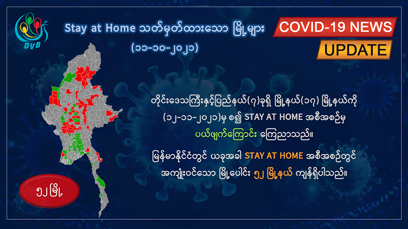 မြန်မာတွင် ကိုဗစ်-၁၉ ကူးစက်ခံရသူပေါင်း ၅၁၀,၀၀၀ ကျော်ရှိလာ