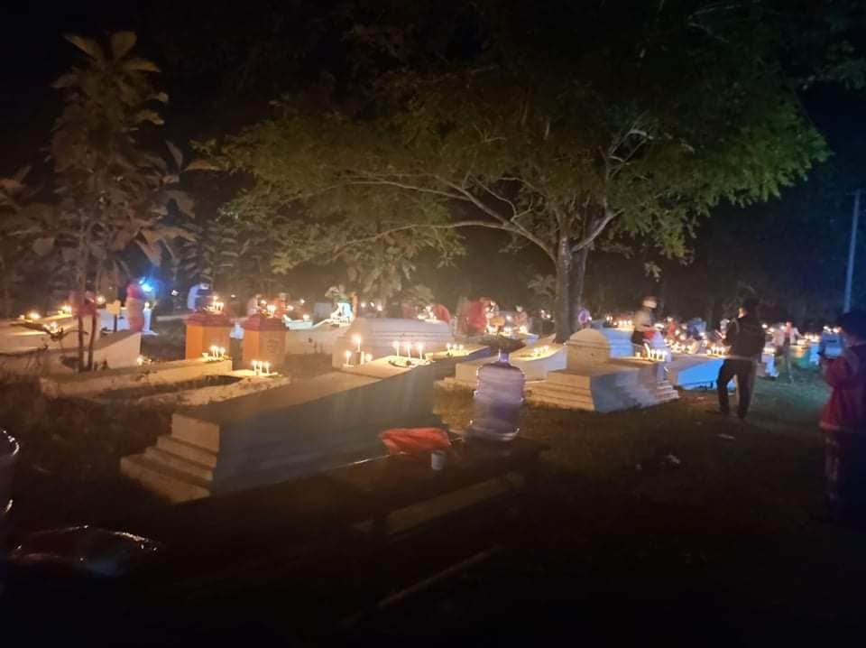 ဗန်းမော်သုသာန်၌ မကျွတ်လွတ်သေးသူများအတွက် အမျှအတန်းပေးဝေပွဲ ပထမဆုံးအကြိမ်ပြုလုပ်