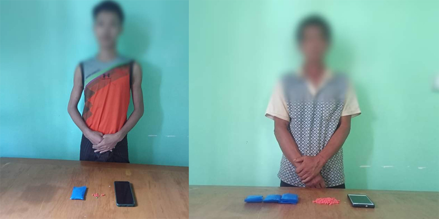 ဒီးမော့ဆိုတွင် မူးယစ်ဆေးရောင်းဝယ်သူ ၂ ဦးကို ကရင်နီပြည်ရဲဌာန (KSP) က ဖမ်းဆီးအရေးယူ