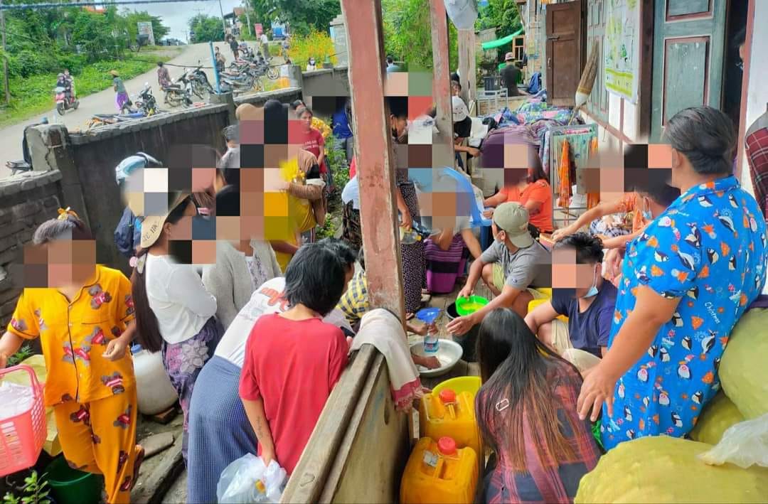 ဂန့်ဂေါခရိုင်အတွင်း စစ်ရှောင်ပြည်သူ ၉၀၀၀ ကျော် အရေးပေါ် အကူညီများ လိုအပ်နေ