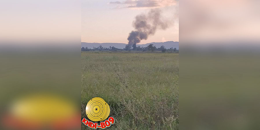 အိမ်စီးကားများ စစ်ယာဉ်တန်းနှင့် ပူးကပ်သွားလာမှုကြောင့် စစ်ဆင်ရေးရပ်တန့်ခဲ့ရဟု KNDF ပြော
