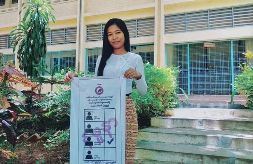 မိတ္ထီလာ ဗကသ ကျောင်းသူဟောင်းနှင့် ဖခင်ဖြစ်သူတို့ကို စစ်တပ်က သေနတ်ပစ်ခတ် ဖမ်းဆီး