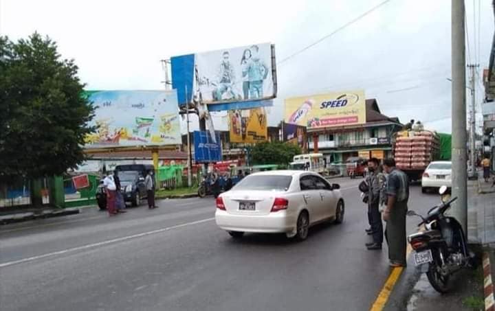 သထုံ၌  ဗုံးကွဲပြီးနောက်  စစ်ကောင်စီတပ်က  မြို့တွင်းလှည့်လည်ခြောက်လှန့်  ပစ်ခတ်