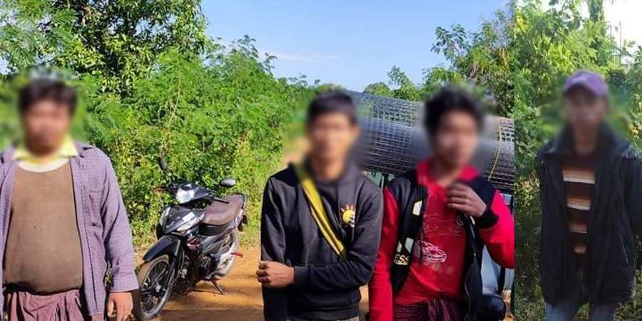 စစ်ဘေးရှောင် ရွာတရွာတွင် ပစ္စည်းဝင်ရောက်ခိုးယူသူများကို PDF က ဖမ်းဆီး