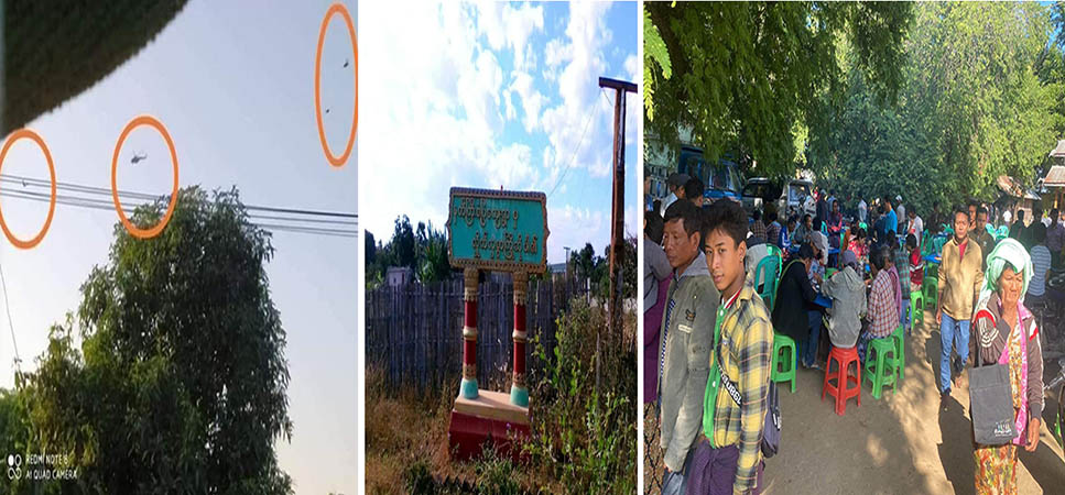 ဒီပဲယင်းတွင် ရဟတ်ယာဉ်သုံးပစ်ခတ်မှုကြောင့် အရပ်သား ၂၀ ခန့်သေဆုံး၊ ၃၀၀၀ ကျော် ထွက်ပြေးနေရ