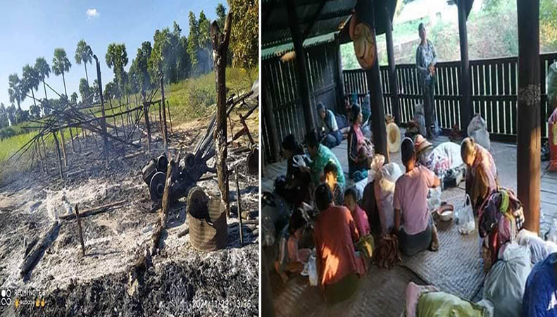 ဒီပဲယင်းနှင့်ကနီတွင် တိုက်ပွဲများဆက်ဖြစ်၊ ယာတဲများမီးရှို့ခံရပြီး ဒေသခံများ ထွက်ပြေးနေရ